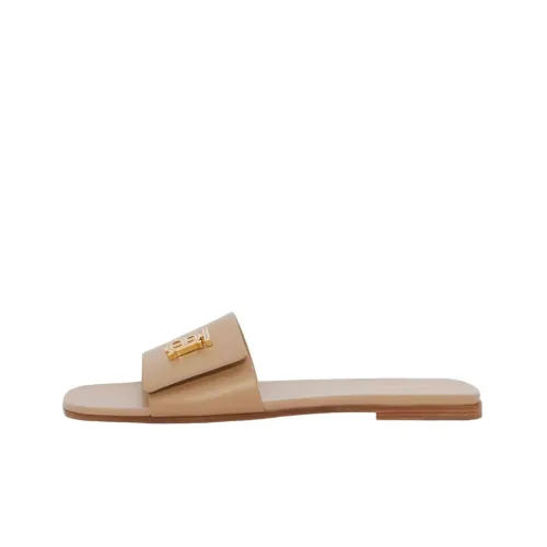 Burberry Slide Slippers Women's Beige