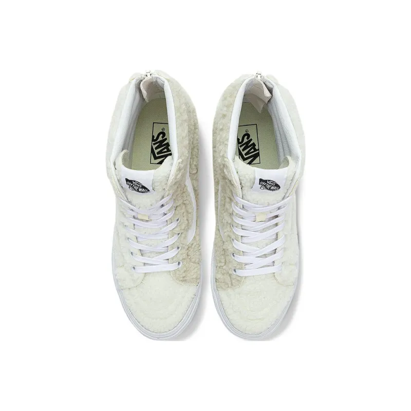 Vans SK8 Hi 'White Grey'-2