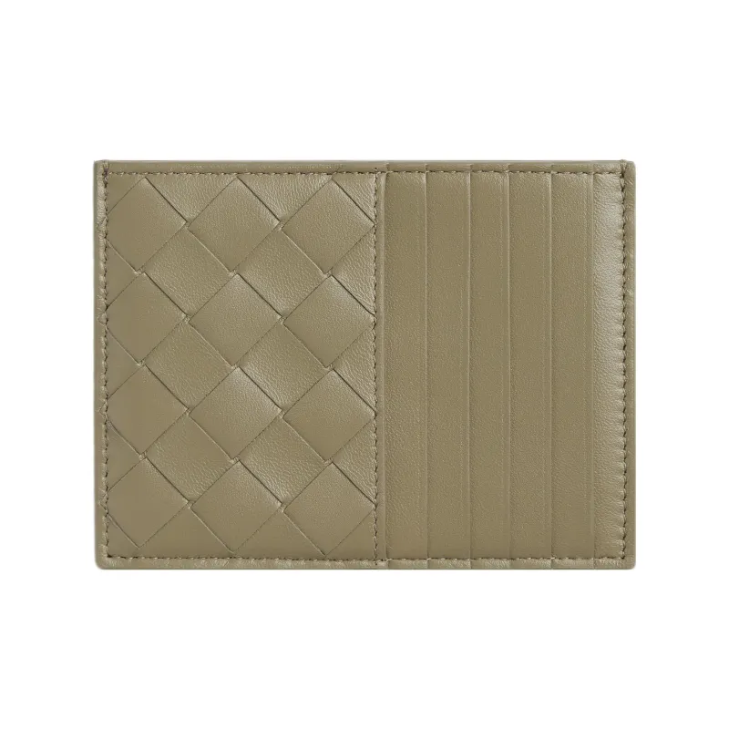 Bottega Veneta Sheepskin Card Holder Women's Taupe-0