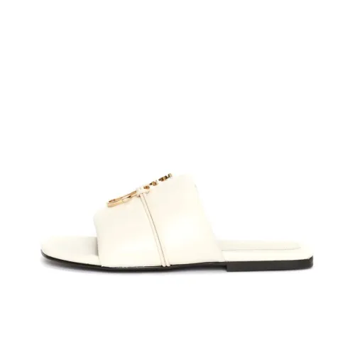 JW Anderson Anchor-logo Leather Slides