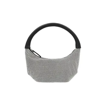 Staud Leather Handbag Women's Silver