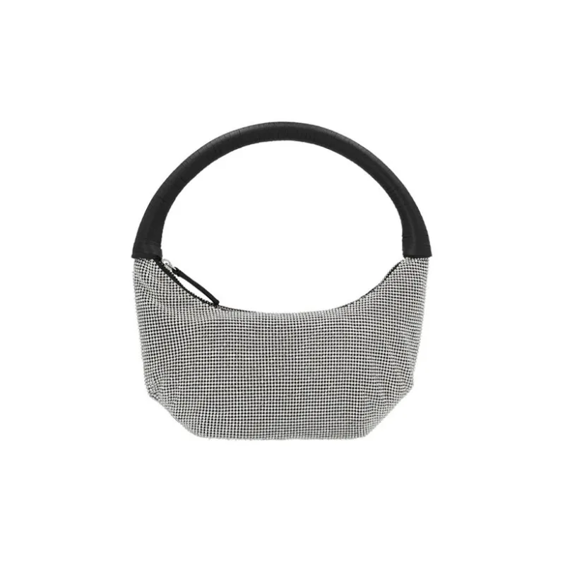 Staud Leather Handbag Women's Silver-0