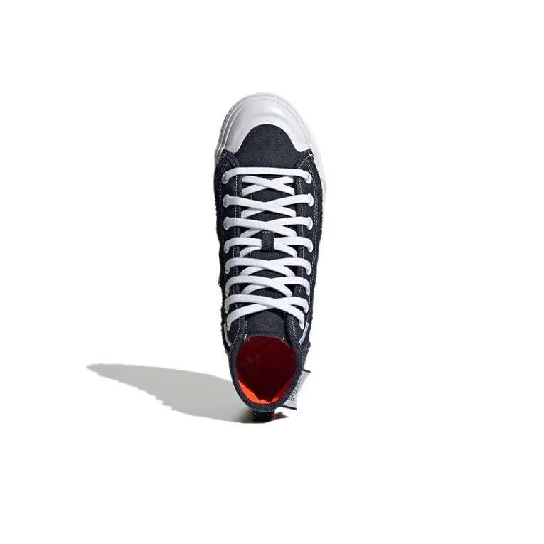 Adidas Nizza Hi Rf Navy Denim White-4