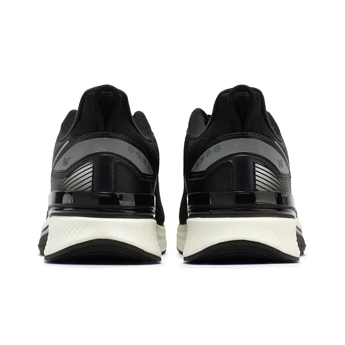 361° Rain Screen 5.0 Waterproof And Warm Low-Top Running Shoes Men's Black Silver-3