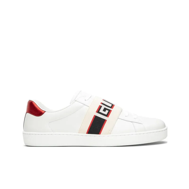 GUCCI Ace Leather Sneakers-2