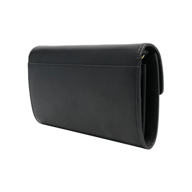 PINKO Calfskin Small Square Bag, Crossbody Bag, Shoulder Bag Women's Black-1
