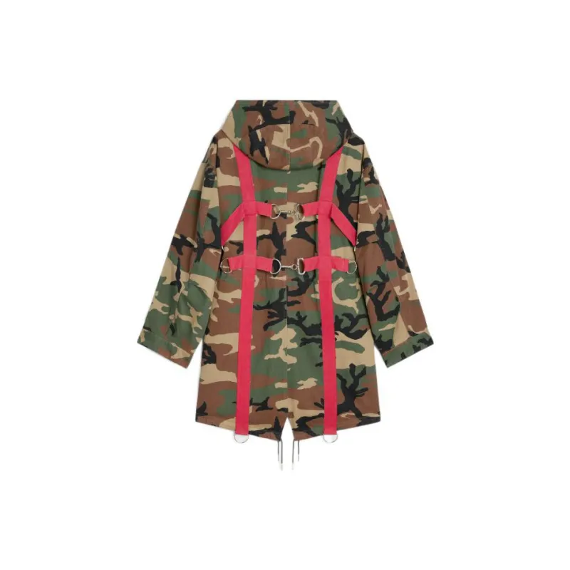 CELINE Camouflage Harness Parka-1