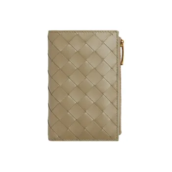 Bottega Veneta Intrecciato Bi-Fold Zip Wallet
