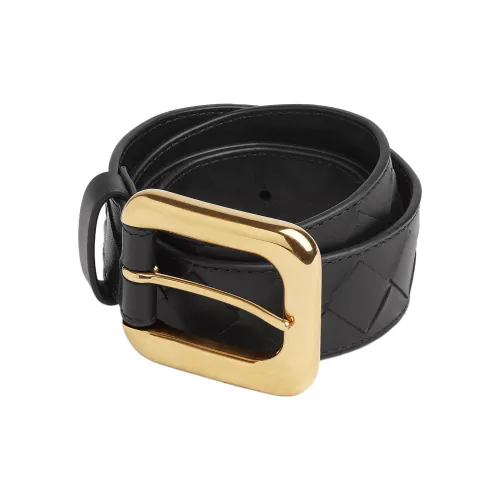 Balenciaga Leather Belts Women's Black