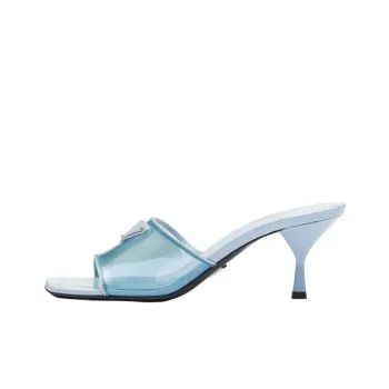 PRADA Slide Slippers Women's Blue