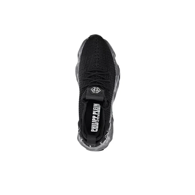 PHILIPP PLEIN Low Top Sports Casual Shoes Men's Black-3