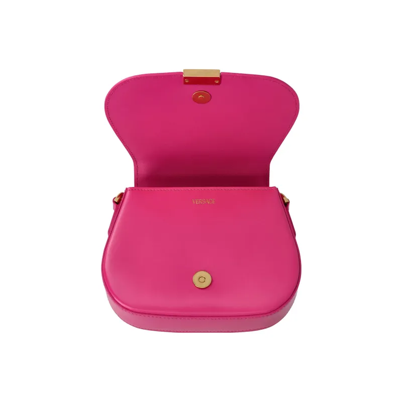 FANSIZHE Greca Goddess Cow Leather Crossbody Bag Shoulder Bag Women's Bright Pink-4
