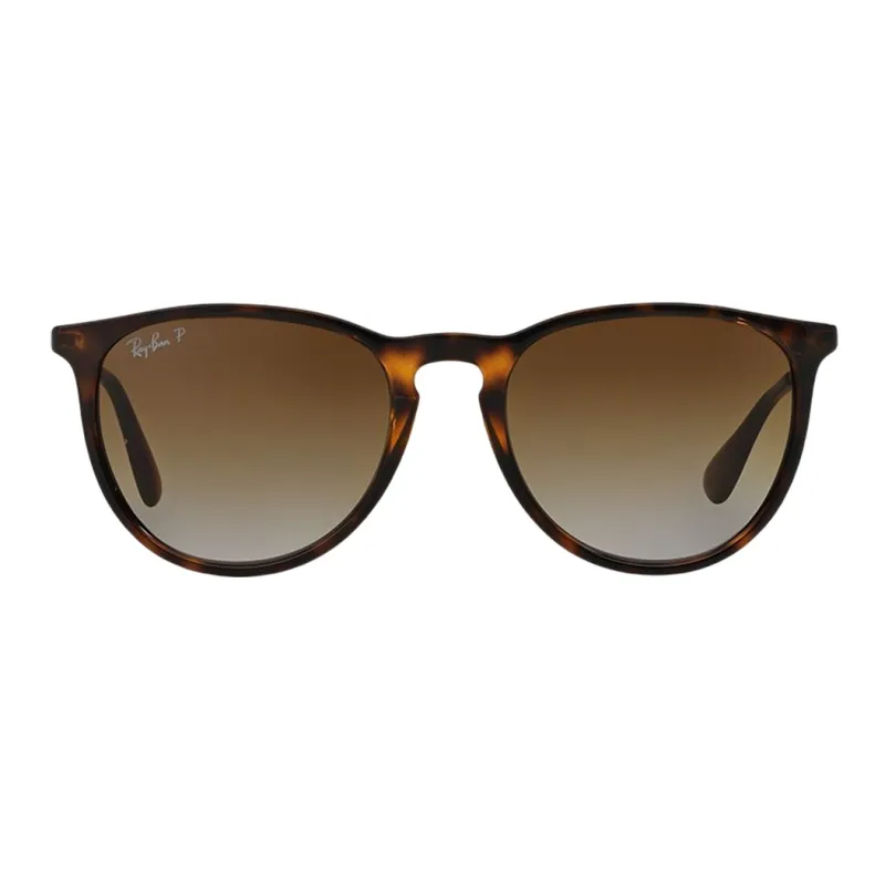 RayBan Plate Frame Oval Polarized Sunglasses Unisex Brown-1