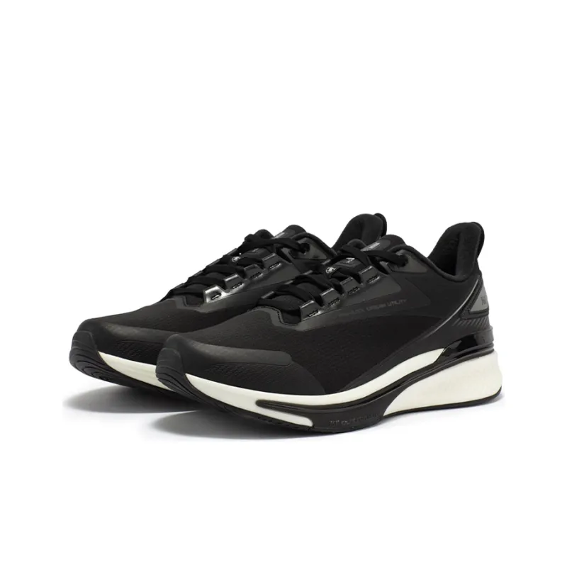 361° Rain Screen 5.0 Waterproof And Warm Low-Top Running Shoes Men's Black Silver-2