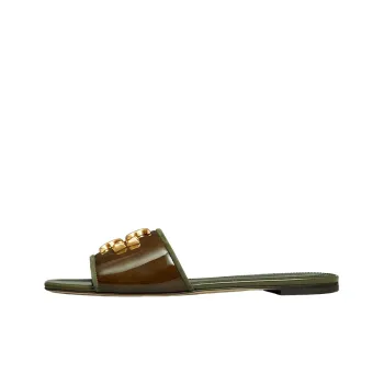 TORY BURCH Eleanor Odor-Resistant Slide Slippers Women's Green