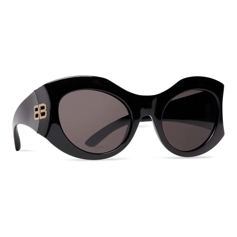 Balenciaga Hourglass Round Sunglasses-0