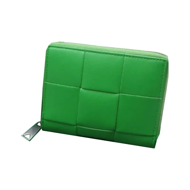 Bottega Veneta Cow Leather Wallet Large Size Men's Green-2