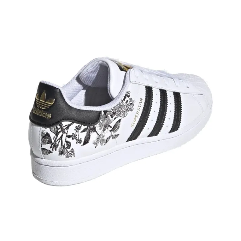 Adidas Superstar Black Floral Women