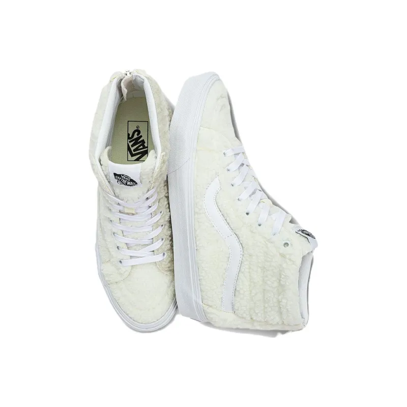 Vans SK8 Hi 'White Grey'-3