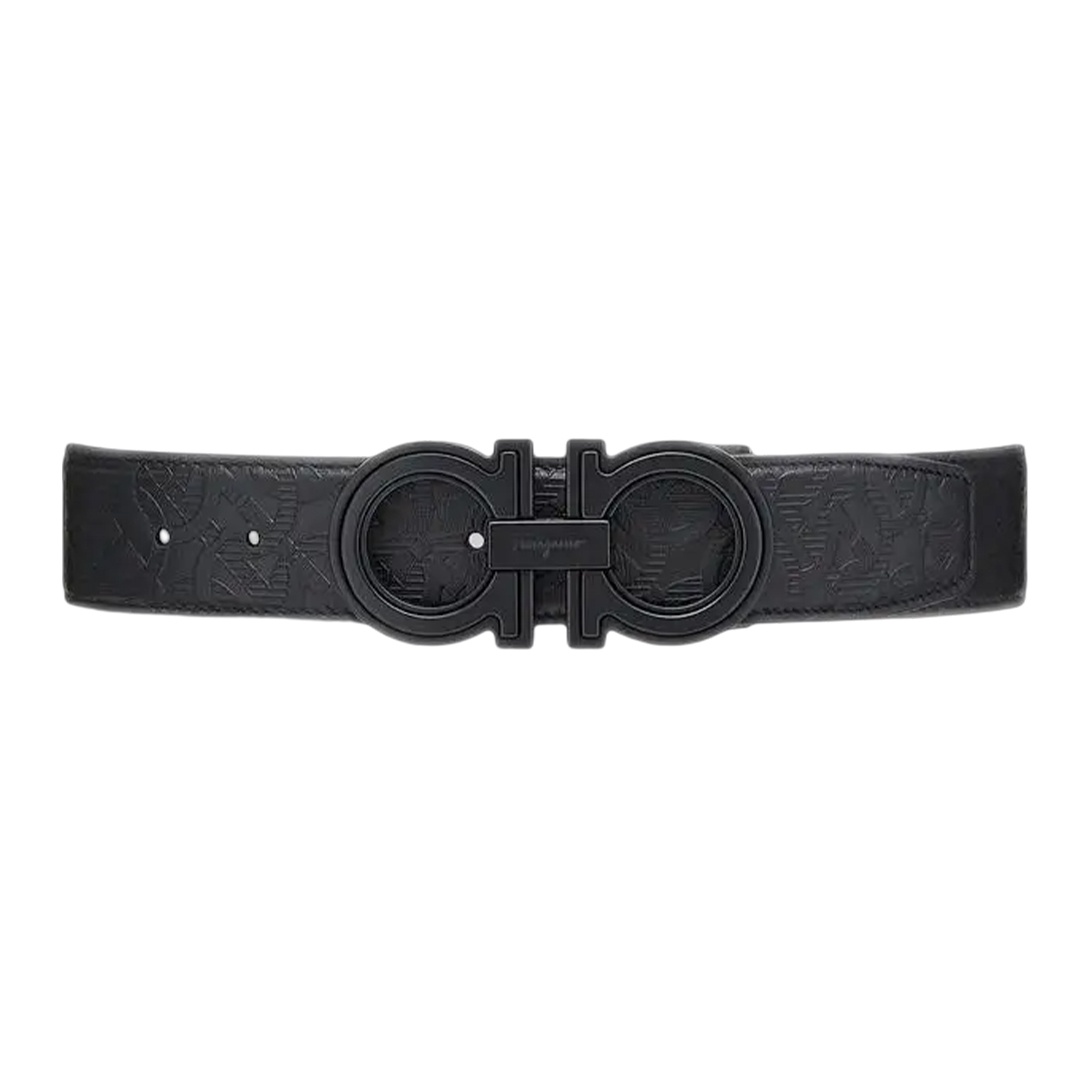 Ferragamo belt men black best sale