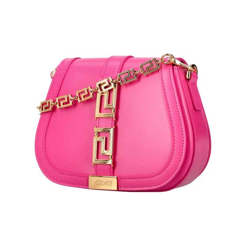 FANSIZHE Greca Goddess Cow Leather Crossbody Bag Shoulder Bag Women's Bright Pink-2