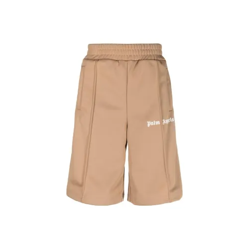 PALM ANGELS Casual Shorts Men Coffee