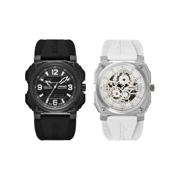INFANTRY Eagle Strike Black Warrior Mechanical Movement Watch Unisex White Dial IN0001