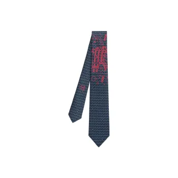 HERMES Ties Men Blue