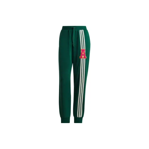 Adidas Knitted Sweatpants Women's Dark Green