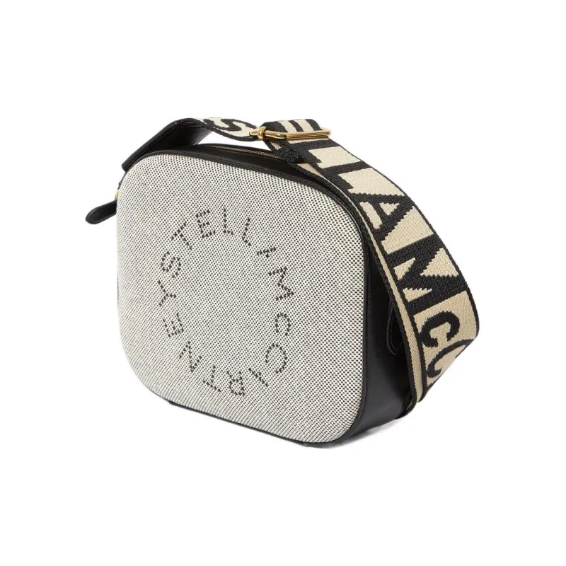 Stella McCartney Cotton Canvas With Leather Canvas Bag, Camera Bag, Crossbody Bag, Shoulder Bag Women's-1