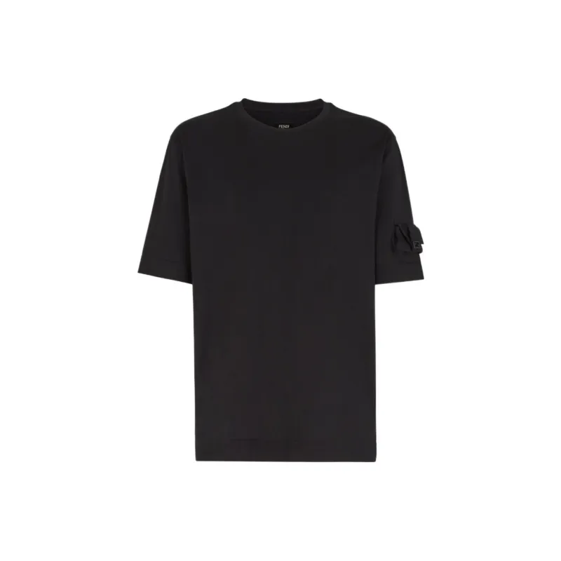 FENDI Crewneck Ff Buckle T Shirt-0