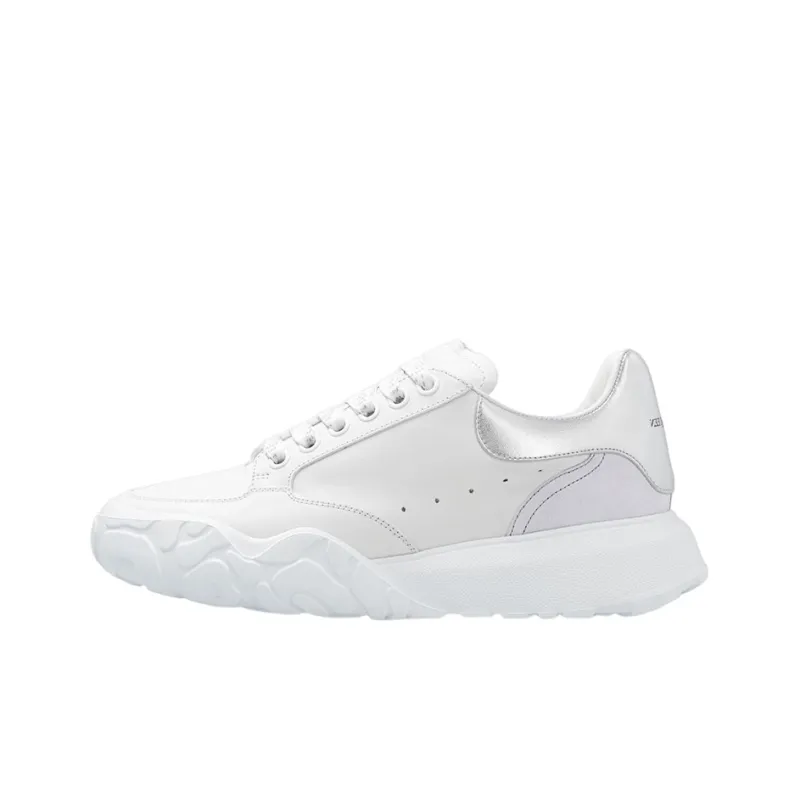 Alexander McQueen Court Trainer 'White Silver' Women's-0