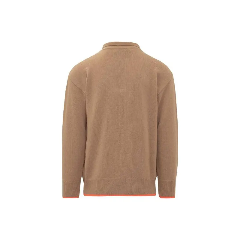 MSGM Polo Shirts Men Brown-1