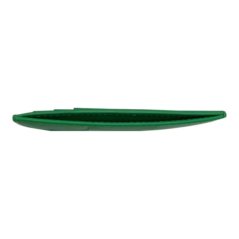 Bottega Veneta Sheepskin Card Holder Women's Parrot Green-2