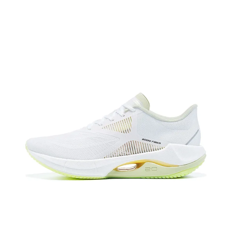 LiNing Super Light 20 Abrasion Resistant Breathable Low Top Casual Running Shoes Women's White-0