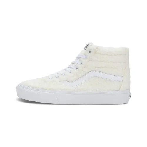 Vans SK8 Skateboard Shoes Unisex High-Top White Gray