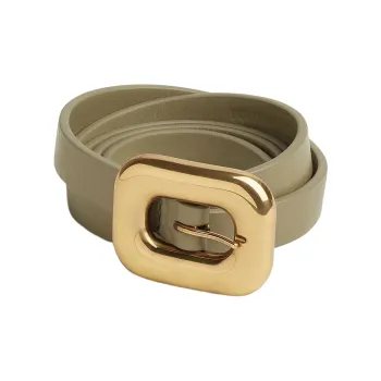 Balenciaga Leather Belts Women's Green