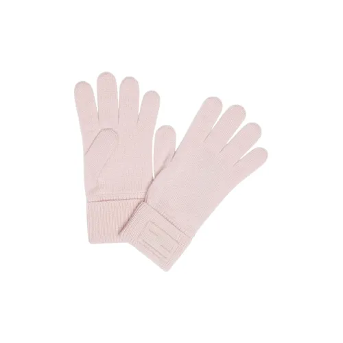 FENDI Knit Gloves Women's Pink