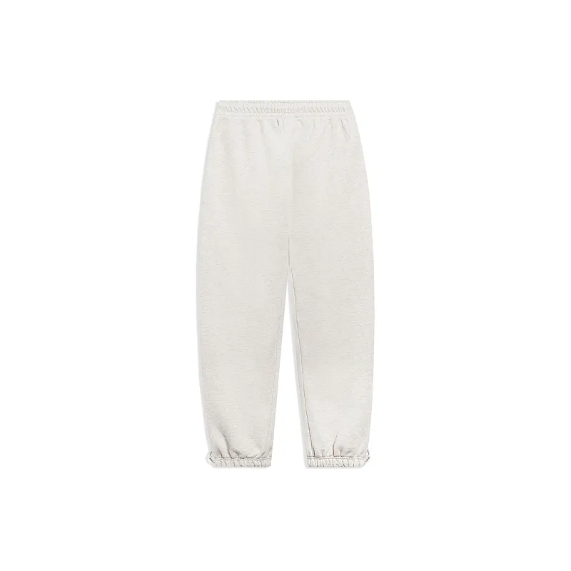 LINING Wade Collection Knitted Sweatpants Men Heather Gray Tile Gray-1