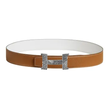 HERMES Constance Leather Belts Men