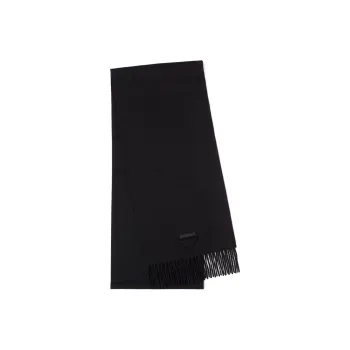 PRADA Knit Scarves Women's Black