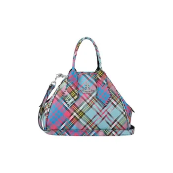 Vivienne Westwood PU Shoulder Bag, Crossbody Bag, Handbag Small Size Women's Blue/Pink