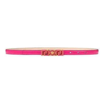 VERSACE Leather Belts Women's Pink