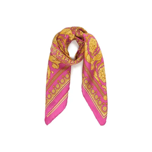 VERSACE Barocco-print silk scarf