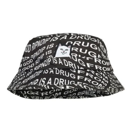 RIPNDIP Bucket Hats Unisex Black