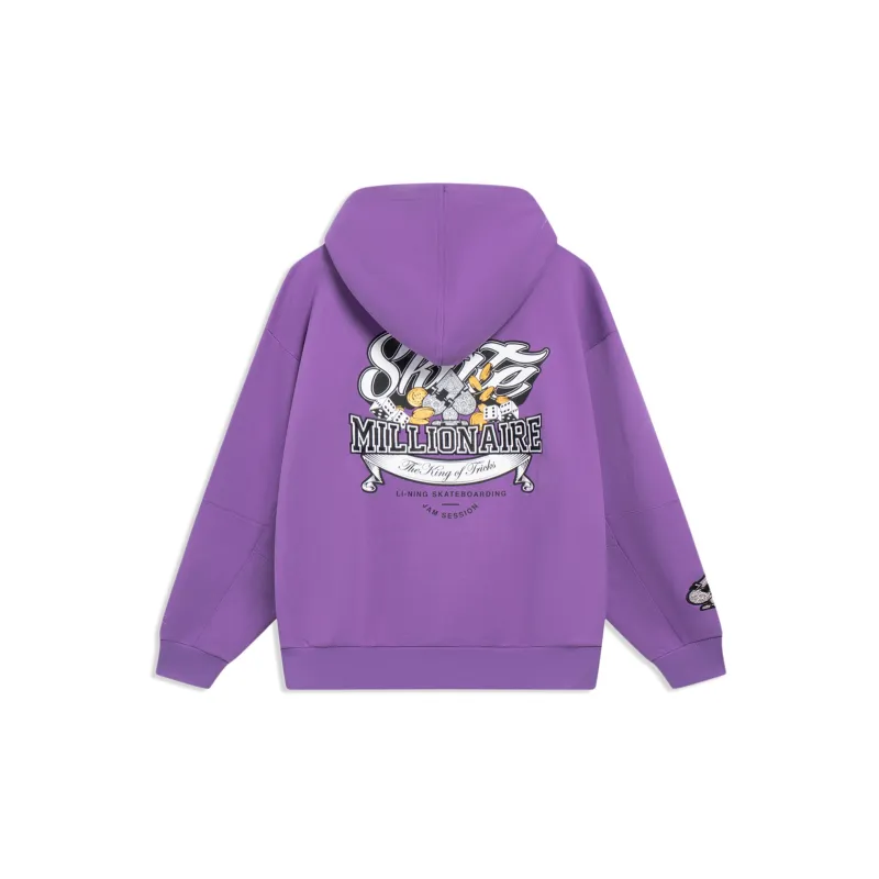 LiNing Sweatshirts Unisex Berry Purple-1