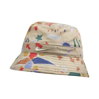 Nike Kids AC Graphic Print Bucket Hat Brown