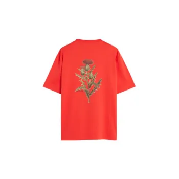 Lanvin SS23 BOTANICA T Shirts Unisex Red