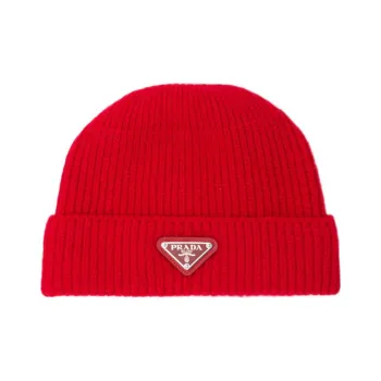 PRADA Beanies Men Red