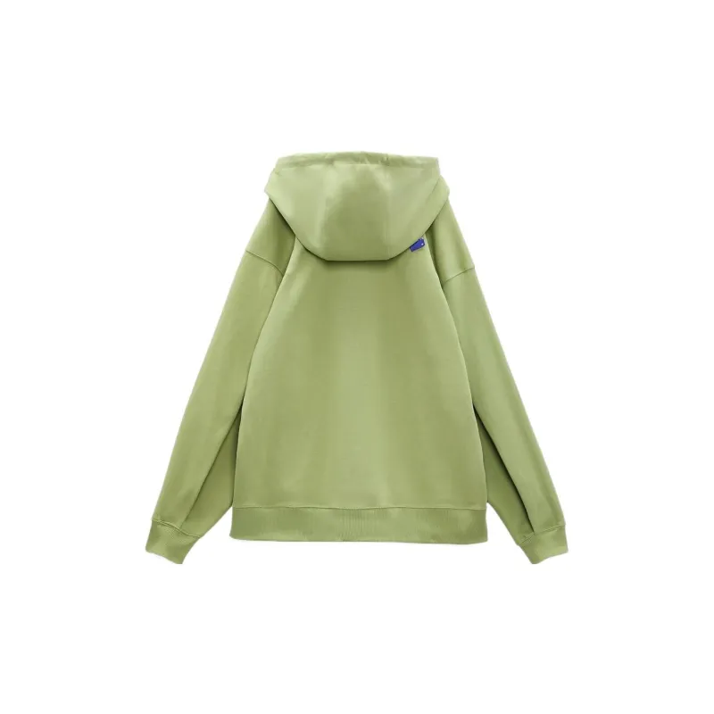 Zara X ADER ERROR Sweatshirts Unisex Light Green-1